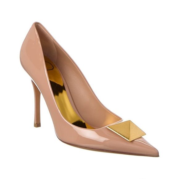 Valentino Shoes - Valentino One Stud 100 Patent Pump